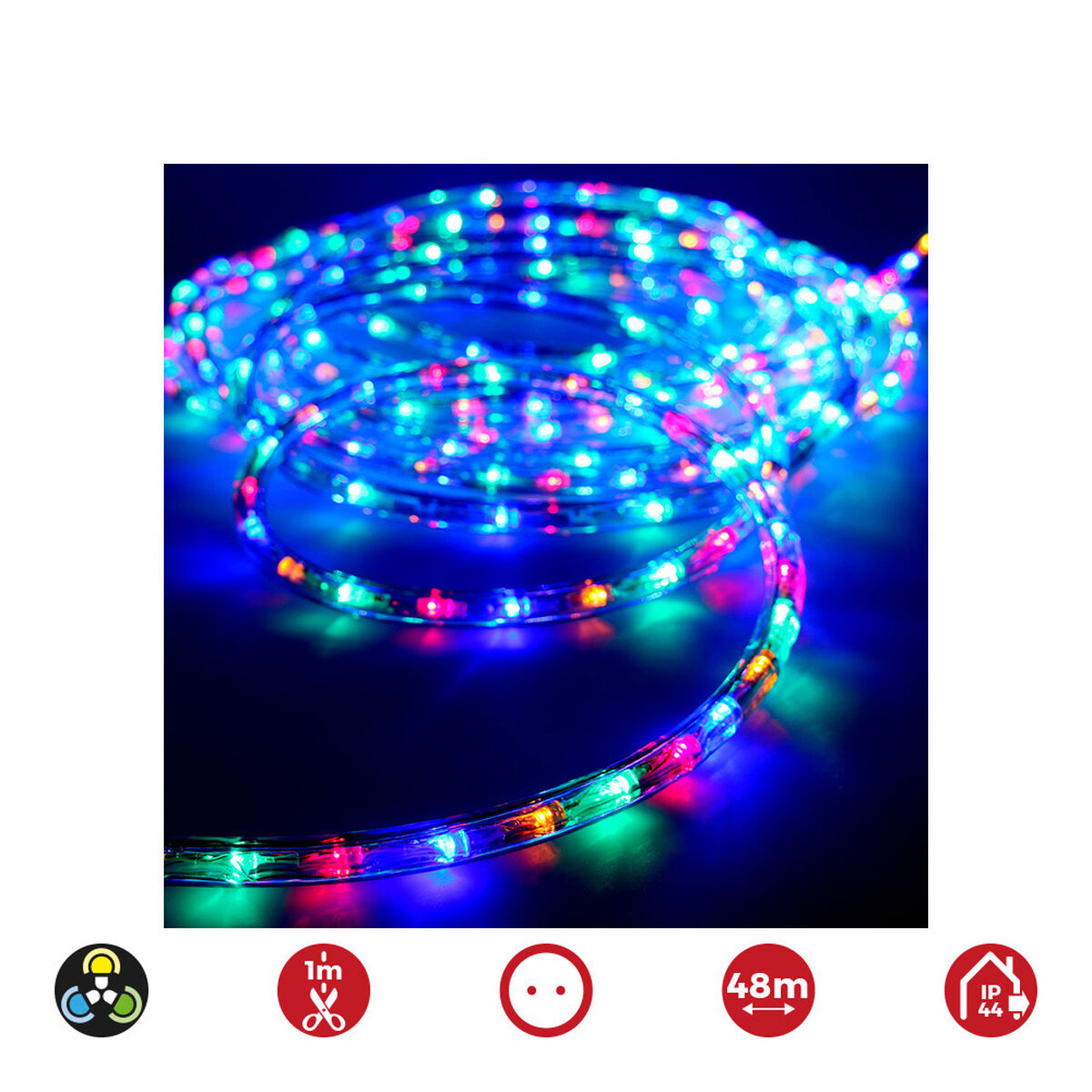 Hadice LED EDM 72719 Flexiled Vícebarevný